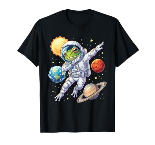 Frog Astronaut Amphibian Dabbing Funny Space Animal for Kids