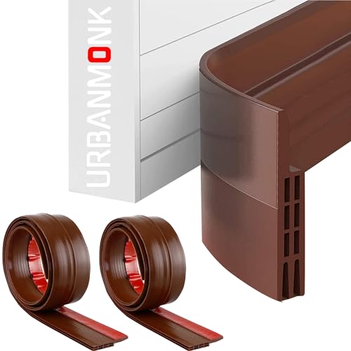 URBANMONK 2-Pack Silicon Door Bottom Sealing Strip Rubber | Under Door Gap Filler Strip Rubber | Door Gap Sealing Strip | Door Sealer from Cockroach, 