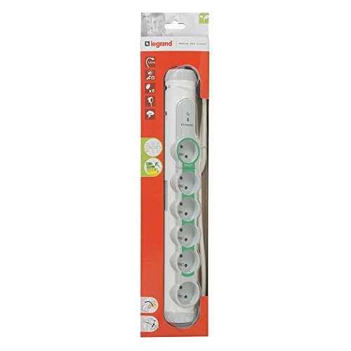 Legrand LEG50087 Regleta 6 enchufes