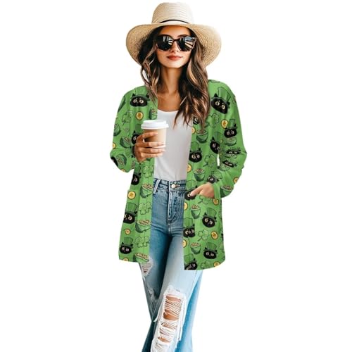 Image of Cardigan for Women Long Sweater Open Front Sweaters Fashion Lightweight Cardigans with Pockets