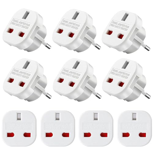 Adaptateur UK vers prise européenne pour fiches anglaises de type G