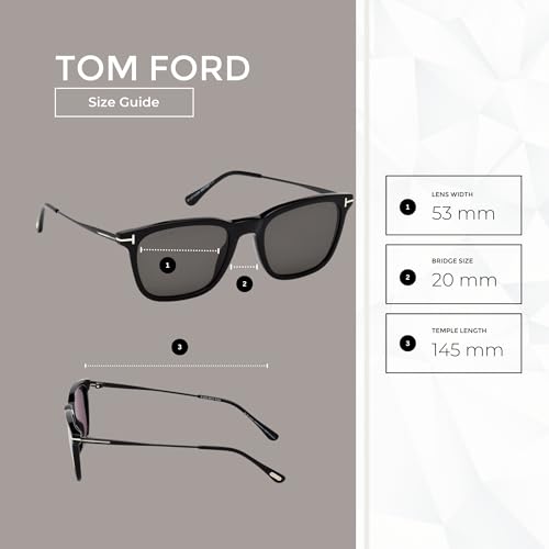 Tom Ford FT0625 Arnaud Square Sunglasses for Men +BUNDLE with ACCESSORY EYEWEAR KIT4