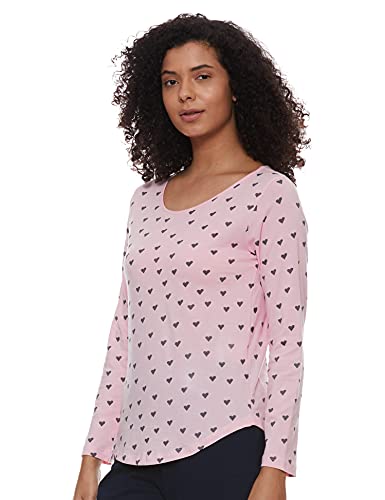 Image of A.T.U.N. (ALL THINGS UBER NICE) Womens Printed Cotton Long Sleeve Regular T-Shirt (Pack of 3)
