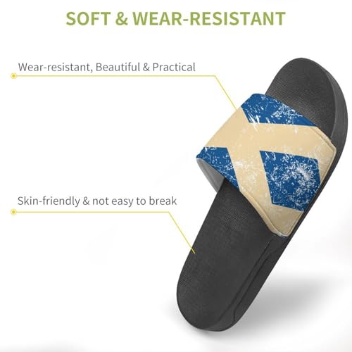 Scotland Vintage Flag House Slippers for Women Men Lightweight Open-toe Slide Shoes for Bathroom Swimming Beach3