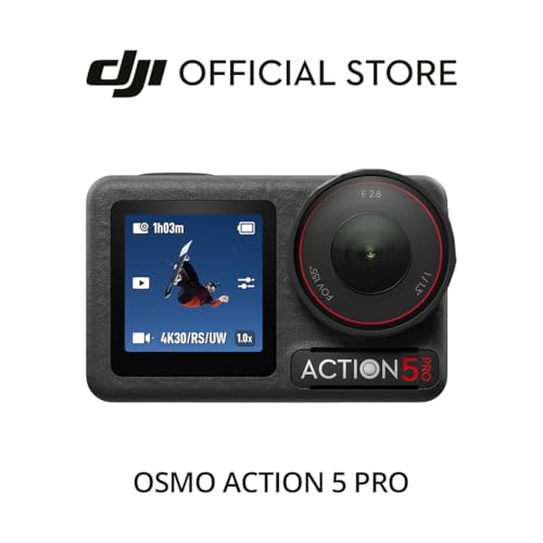 Image of DJI Osmo Action 5 Pro Standard Combo, Waterproof Action Camera with 1 /1.3 inch Sensor, 4K /120fps Video, Subject Tracking, Stabilization, Dual OLED Touchscreens, Action Camera 4K Ideal for Sports, Vlog