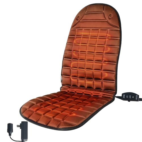 Wqzlyg Heated Back Support Seat Cushion, Heating Pad Seat...