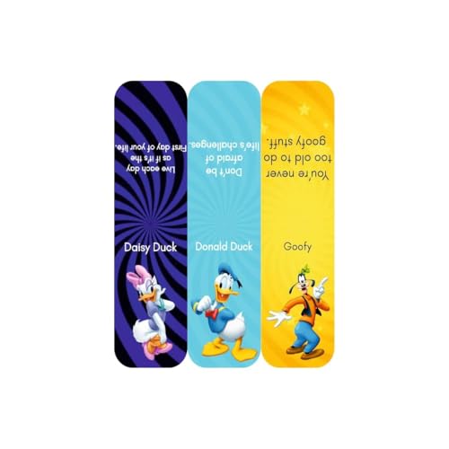 Image of Zesta Magnetic Bookmark Set of 7 | Aesthetic Book Mark for Reading | Cute Anime Bookmarks for Kids, Students | Book Accessories for Novels, Gifts for Readers(Micky Mouse Bookmark, 9X2.5 Cms)