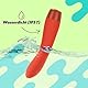 AMORELIE Joy – G-Punkt Vibrator Bloom | Wasserfest Wiederaufladbar (Rot)