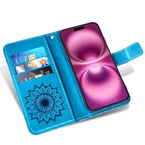 Coque iP 16Plus Asuwish TYHQB UK Bleu finition premium - 2