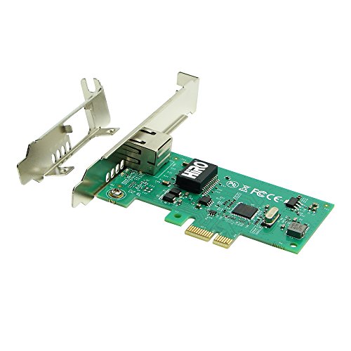HiRO H50336 Intel 82574L PCIe PCI Express PCI-E x1 Gigabit Ethernet Network Adapter PXE WOL VLAN VMware ESXi Windows 10 plug n play no driver installation needed Windows 8.1 8 7 Compatible - Thumbnail 3