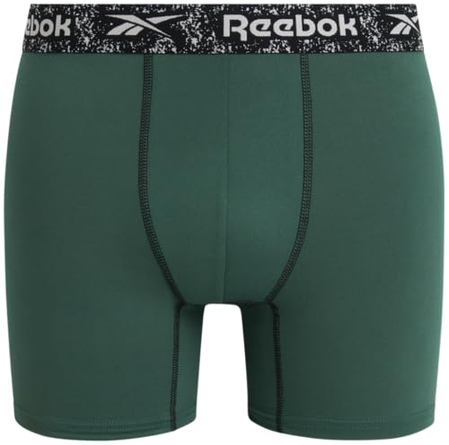 Reebok Men's Boxer Briefs - 6 Pack Super Soft Moisture Wicking Performance Underwear Boxers with Contour Pouch (Sizes: S-XL)4