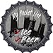 Bucket List Beer Novelty Metal Bottle Cap BC-1159