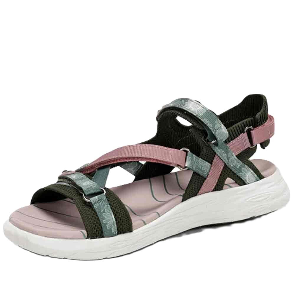 CHIRUCA Ayamonte 01 Sandalias Mujer Verde Rosa
