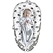 Yoocaa Babynest, Tragbares Nestchen Baby Kokon für Schlafen, Bezug 100% Baumwolle Kuschelnest Neugeborene, Babynestchen Bett für Mädchen & Junge (0-12 Monate)
