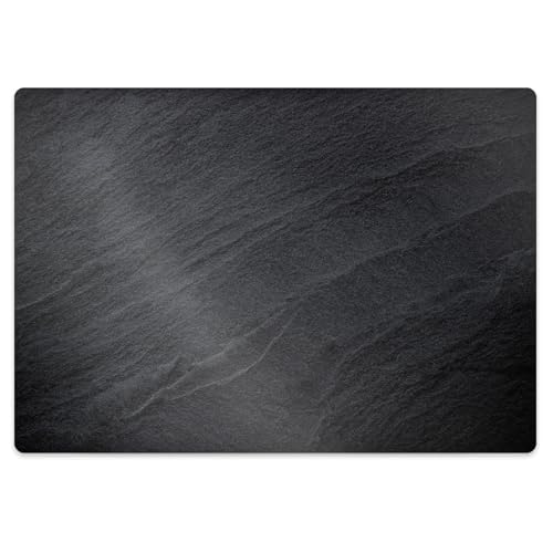 Tapis de chaise de bureau sable noir pour protéger le parquet