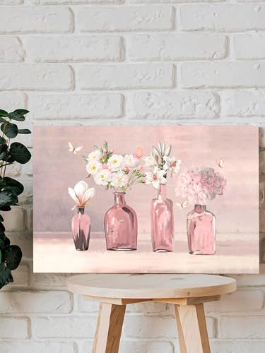 Tableau sur toile de papillons pour decorer une cuisine ou salle de bain 40x60cm