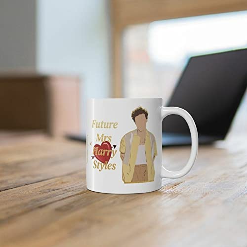 Future MRS Harry Styles White Ceramic Mug by CRAFT MANIACS | Best Gift for Harry Styles Lovers This Christmas | Best Secret Santa Gift