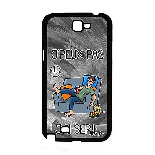 utaupia Coque Silicone j'peux Pas J'Ai série pour Samsung Note 2 Gris Humour Humoristique Mobile Je Drole Television Manga Original Galaxy