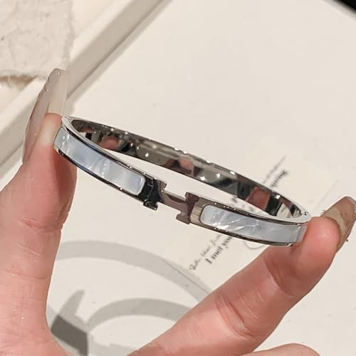 Classic styling H Bracelet Fashion stainless steel H Jewelry for women4