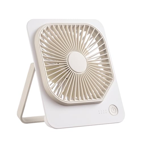 Zeneka Ventilador de Mesa Portátil USB Recargable...