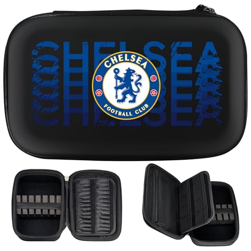 FOCO Étui de rangement The Blues sous licence officielle Chelsea Football Club, disponible en plusieurs modèles., Noir , Ensemble de bagages