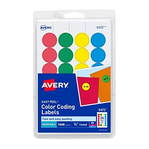 Avery Removable Color-Coding Labels