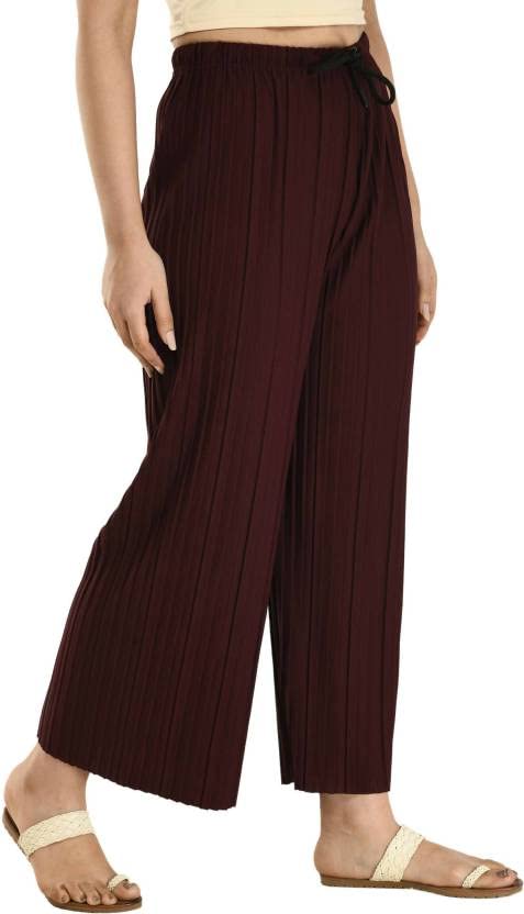silkchic Stylish Fashionista Women Palazzo (38, Marron)-picture-41