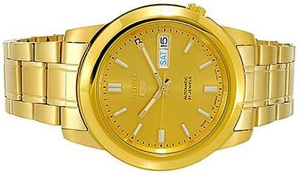 Miniatura 3 de Seiko Seiko SNKK20J1 - Reloj automático para hombre con esfera dorada Tono dorado