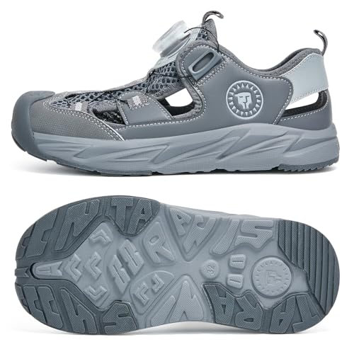 Boys Girls Sneakers Lightweight Tennis Shoes Running Walking Athletic Casual Shoes Beach Sandals Treading Water Ball Jointed Self Buckling No Lace Up4