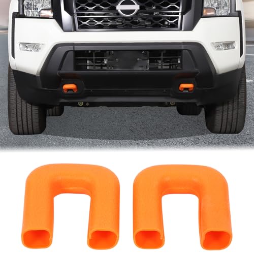 Aunginsy Front Bumper Tow Hook Covers Compatible with Nissan Frontier
