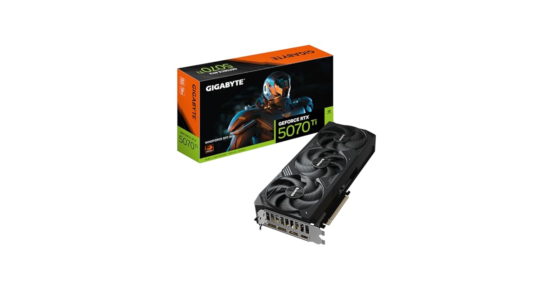 新品GIGABYTE RTX 5070Ti WINDFORCE SFF 16G GeForce RTX™ 5070 Ti WINDFORCE OC SFF 16G Key Features