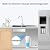 Under Sink Water Filter System - Under Counter Water Filter for Kitchen Faucet,Refrigerator and Ice Maker,10" Replacement Filter(Lower Cost),Highly Effective Reduces Rust,Sand,Chlorine,Bad Taste&Odor
