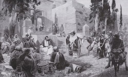 Art mural Jésus et la femme surprise en adultère Polenov pour une chambre