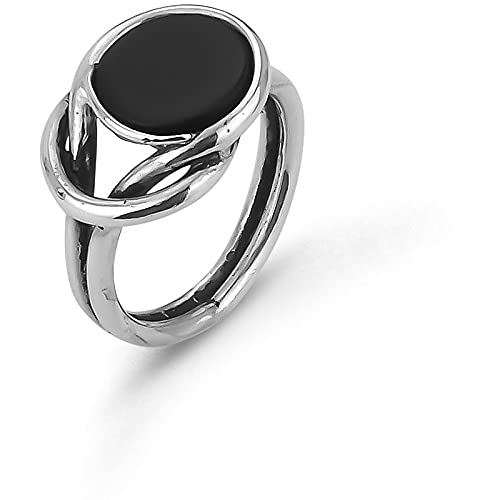Boccadamo Anillo Chevalièr en hombre Lazos Plata 925- Ágata, Semipreciosa, Plata de ley, Ágata Semipreciosa Boccadamo Anillo Chevalièr en hombre Lazos Plata 925- Ágata, Semipreciosa, Plata de ley, Ágata Semipreciosa