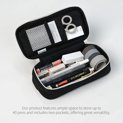 Image of Monolike Archive247 Standard Pencil Case 01. Deep mint - Pencil Pouch, Portable Pencil Bag, Pencil Case, Office Pouch case