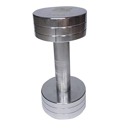 Halter uit één stuk, gegalvaniseerde halter, halter met ronde kop, fitnessapparatuur, huishoudhalter, pure stalen halter… - Afbeelding 6