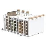 Peut s'étirer:Le rangement placard cuisine rétractable peut laisser plus d'espace et rendre la pièce plus confortable et propre. Il peut contenir beaucoup de petits objets, pour faciliter le stockage et la récupération