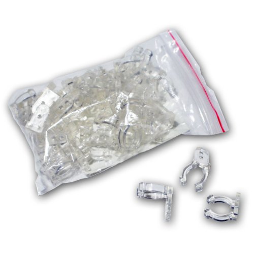 ChiliTec 50 Pcs of LED Tube Light Clips