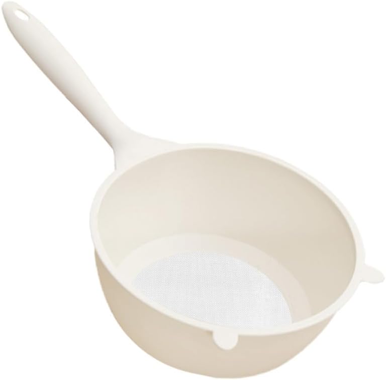 Double layered strainer basket，Food Strainer Filter Rice Washer Strainer Bowl Pasta Strainer with Handle Rice Draining Basket Rice Strainer Basket