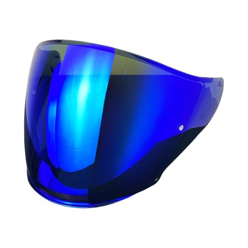 ヘルメットバイザー, CJ-2 フェイスシールド SHOEI J-Cruise 1 J-Cruise 2 J-Force 4 バイクヘルメット バイザー アクセサリー 防風(Deep Blue)