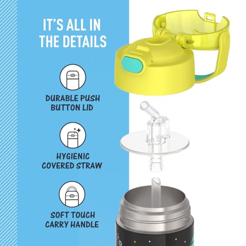Image of THERMOS FUNTAINER Water Bottle with Straw, 12oz, Out of This World
