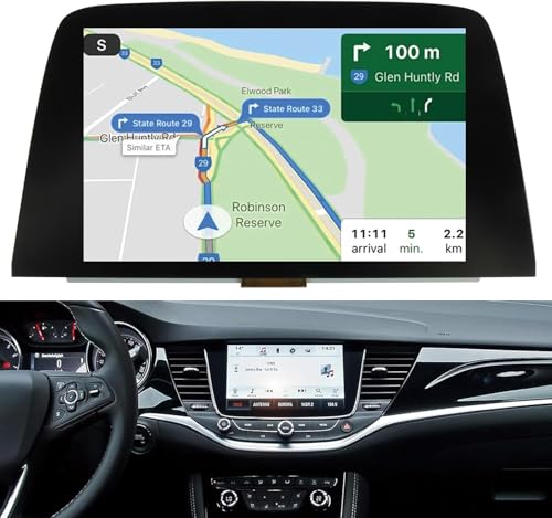 LQ080Y5DZ10 Écran LCD pour Opel Astra k LCD Display pour Vauxhall Navi 900 Moniteur GPS Navigation Écran de Rechange Digitalizer Touch Screen, Numériseur...