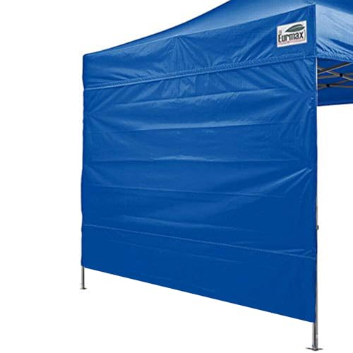 Image of Eurmax USA 10x6.25 Pop Up Canopy SunWall-UV Protection for Tents,Blocks Sunlight&Wind,Water Resistant Side Wall Only,Easy Hook & Loop Installation,Fit for 10FT Straight Leg Shelters&Gazebo,Royal Blue