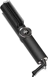 Escova Secadora Profissional Alisadora 55w Bivolt 220V 127V Alisar E Enrolar Anti - Queimadura Com Tionização Multifunção Escova Alisadora