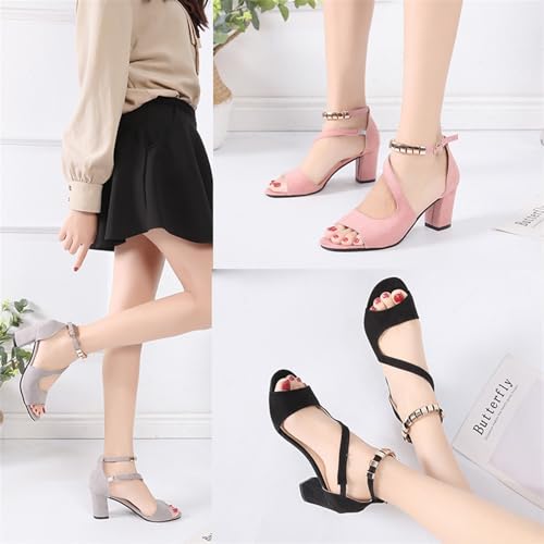 Heels Square Open Toe Ankle Strap Heeled Sandals Wedding4