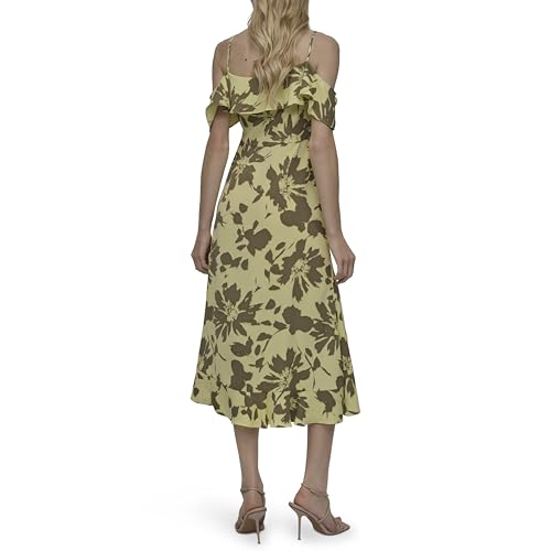 Robe asymétrique DKNY col cache-cœur : sublimez vos courbes sans complexe - 4