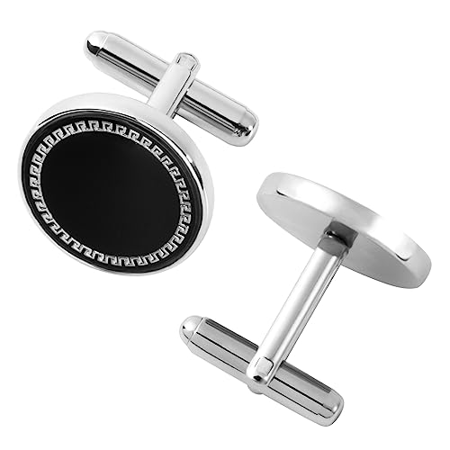 Image of Cufflinks for Men Classic Wedding Business Shirt Cuff Links Set Gifts with Box