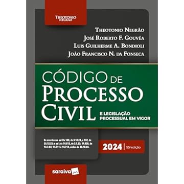 Capa do livro Código de Processo Civil e Legislação Processual em Vigor - 55ª edição 2024