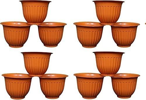 JOYMART Home Decor Planter Set Indoor Outdoor Flower Pots Plant Container Sets Plant Container Set (Pack of 12, Plastic) (B09LHP8C62) Amazon Price History, Amazon Price Tracker