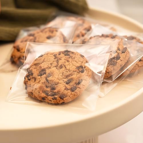 8x16cm Cellophantüten, Zellophantüten Wiederverschließbare Plastiktüten, Cellophantüten Verpackungstüten Kleine Tüten Mit Verschluss Für Süßigkeiten Keksen Geschenke 100 Stück